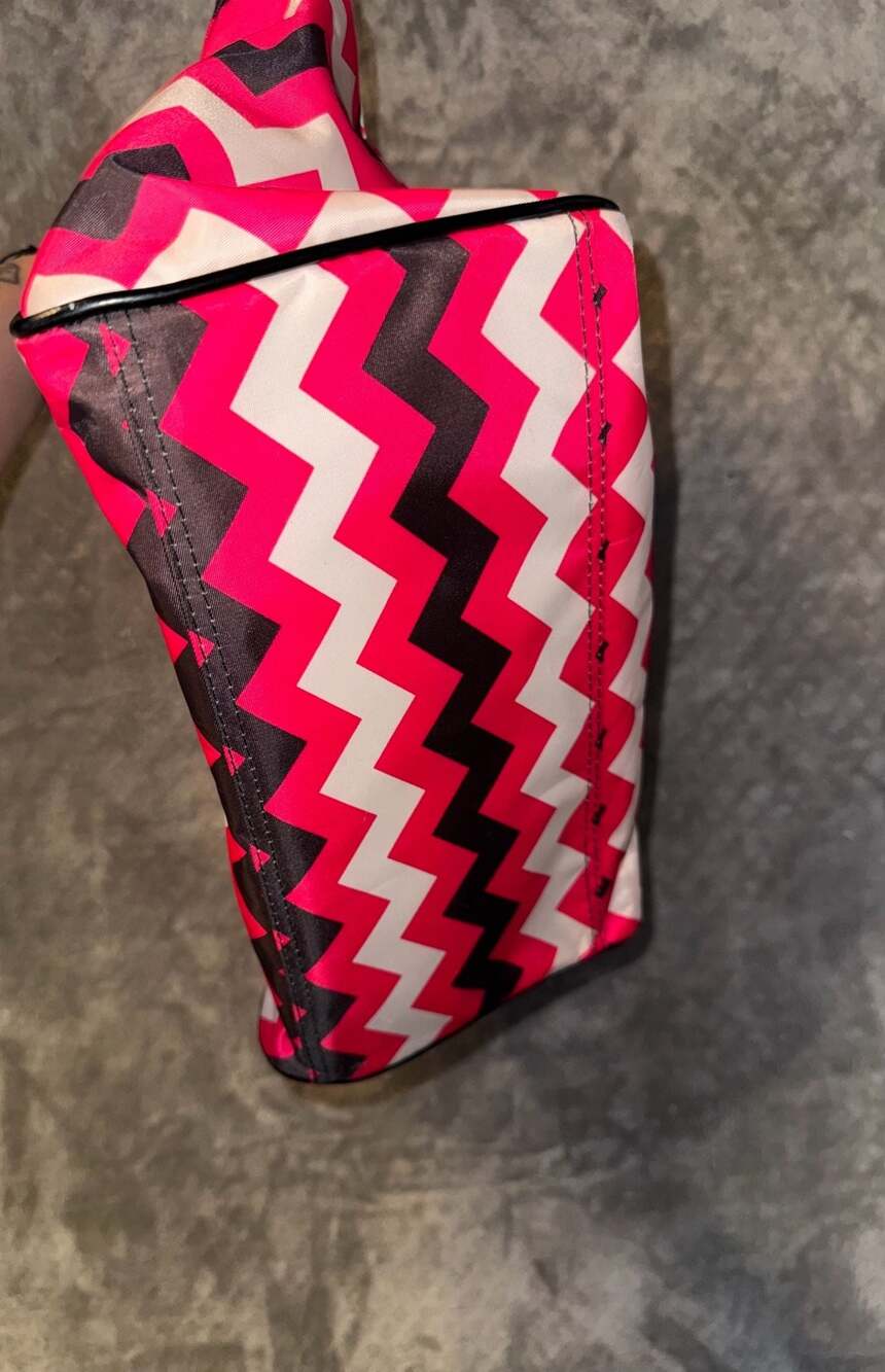 Caboodles Chevron Print Cosmetic Travel Tote Bag - Picture 10 of 10